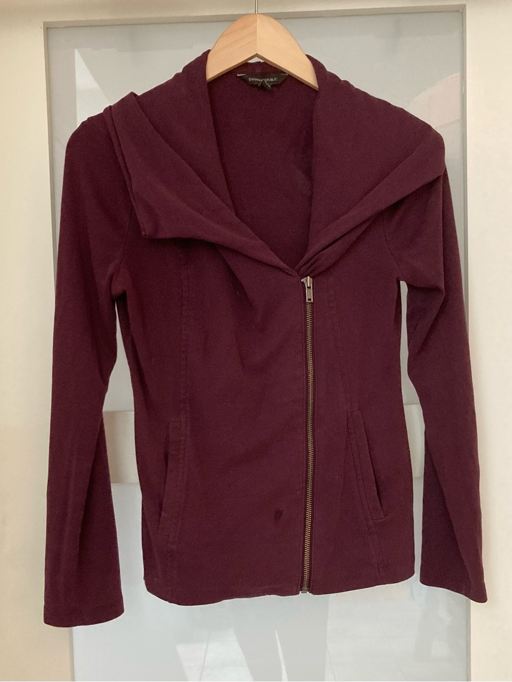Banana Republic Burgundy Knit Top